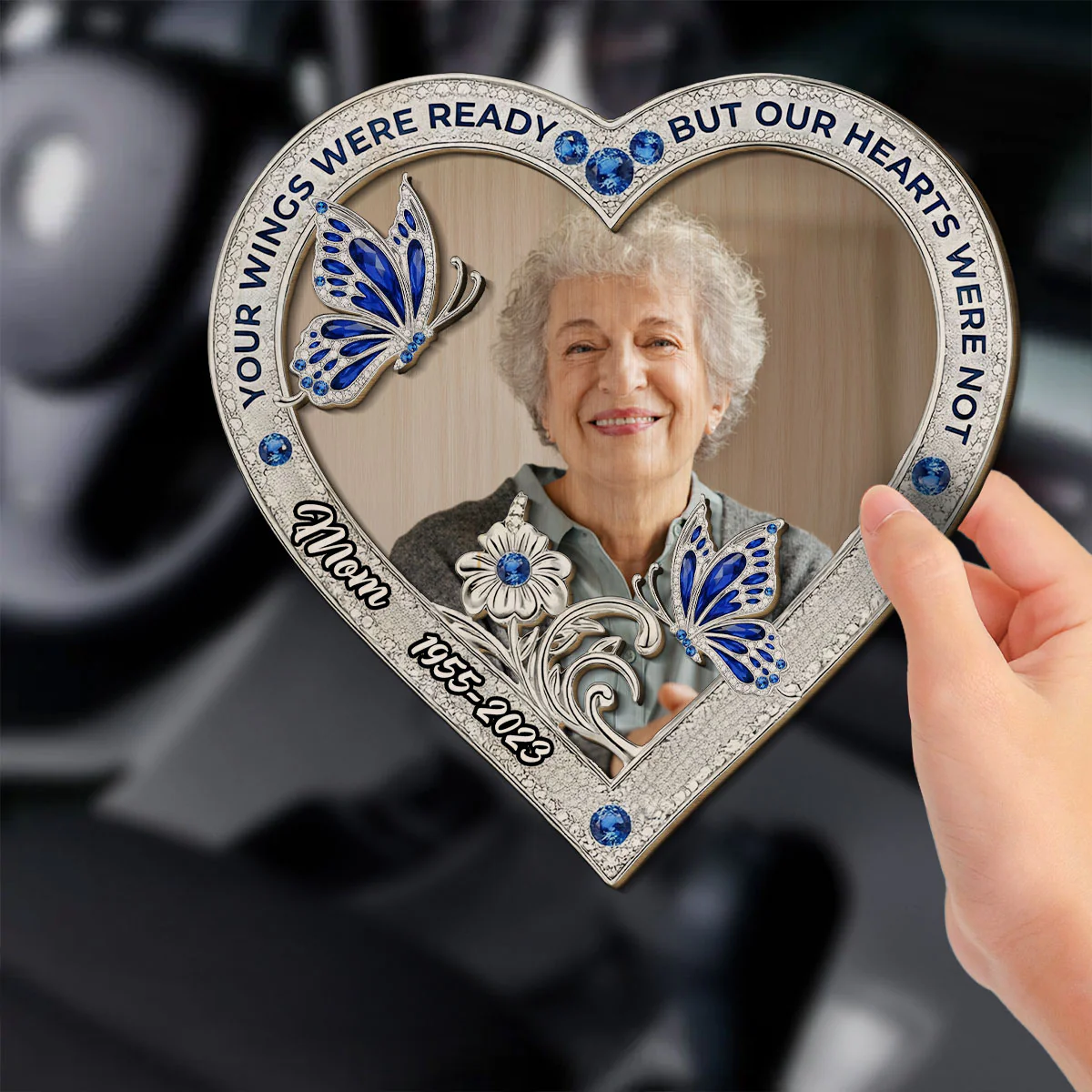 Your Wings Custom Photo 2 - Personalized Custom Car Visor Clip - Image 3