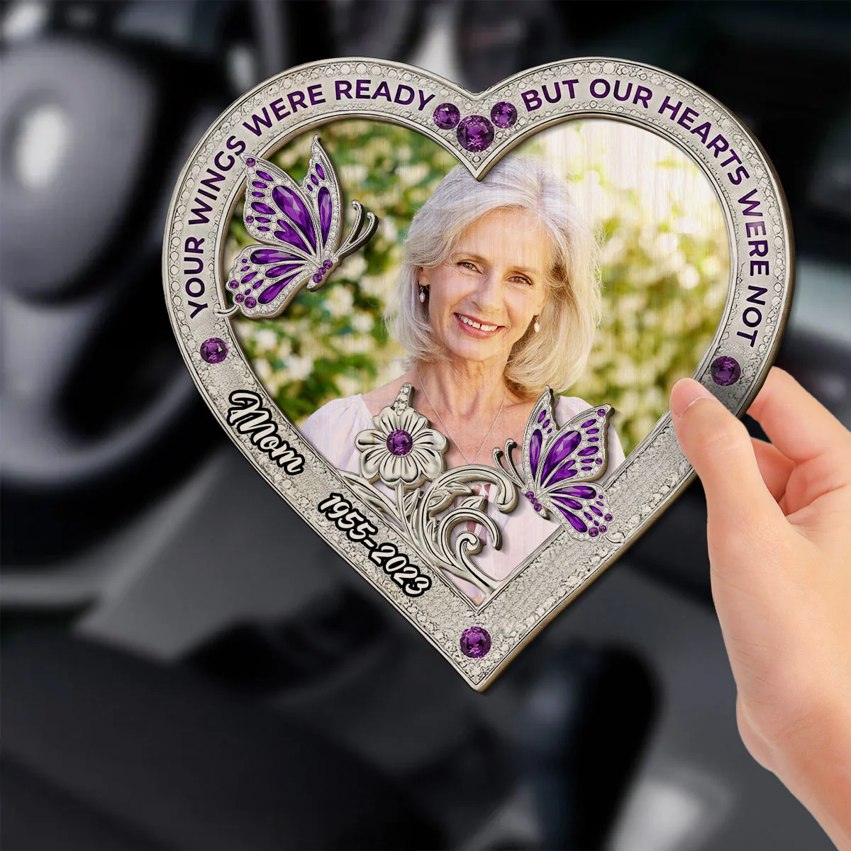 Your Wings Custom Photo 2 - Personalized Custom Car Visor Clip - Image 6