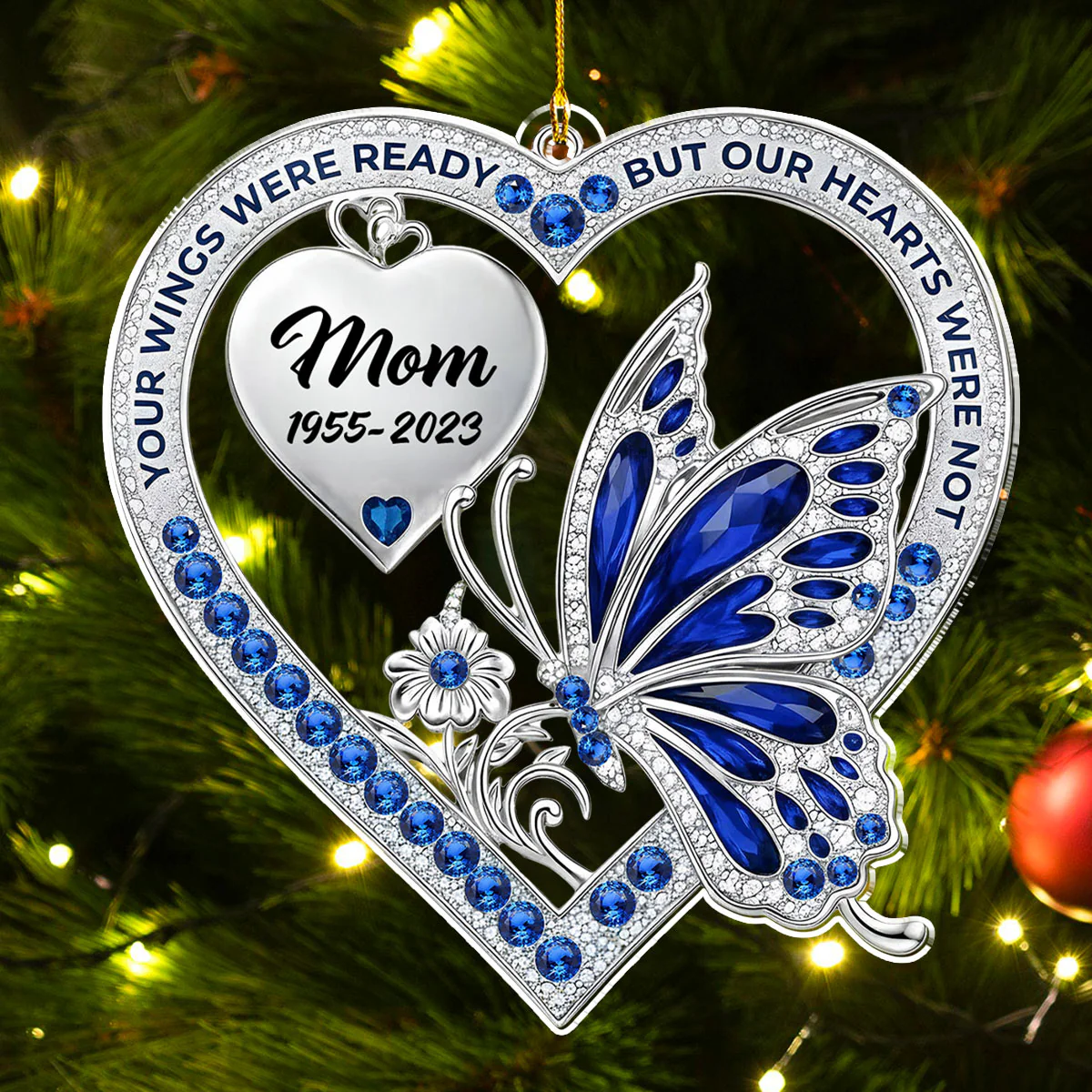 Your Wings - Personalized Custom Acrylic Ornament - Image 2