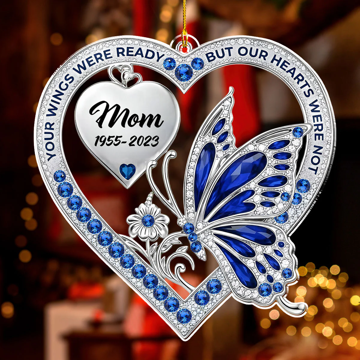 Your Wings - Personalized Custom Acrylic Ornament - Image 3