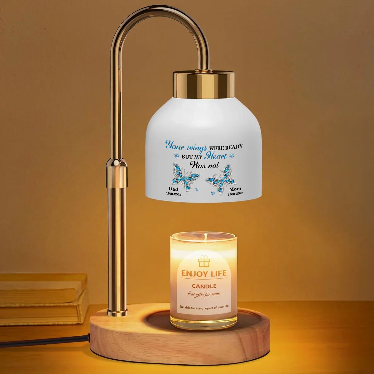 Your Wings - Personalized Custom Candle Warmer Lamp - Image 3