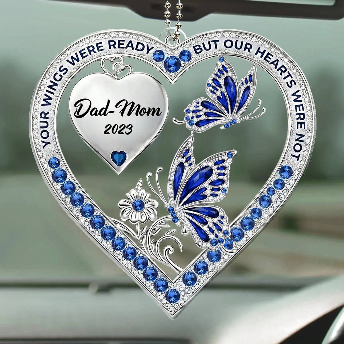 Your Wings - Personalized Custom Car Ornament - Image 4