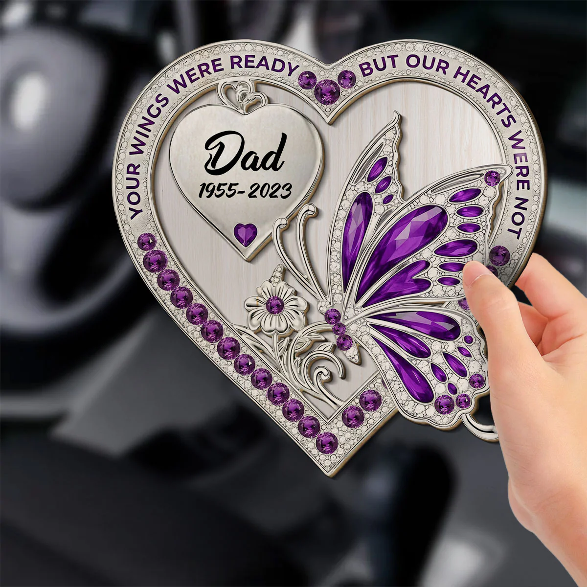 Your Wings - Personalized Custom Car Visor Clip - Image 6