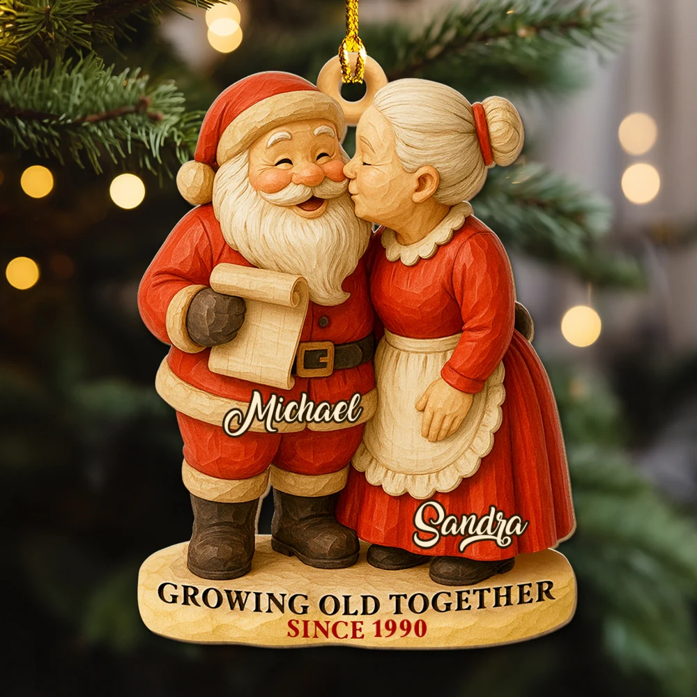 Your Work Made A Difference - Personalized Custom 3D Effect Wood Ornament - Image 6