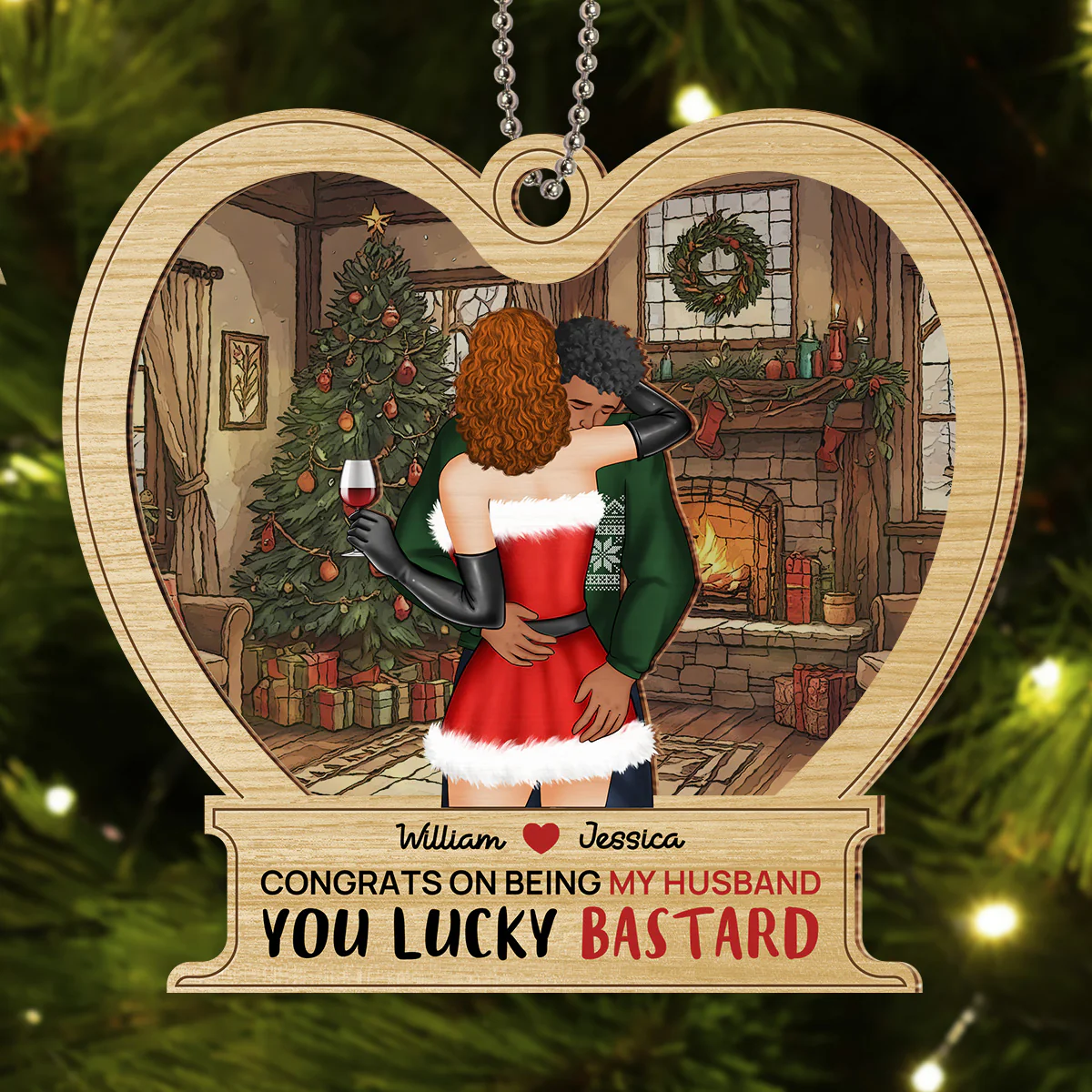 You're The Best Thing - Personalized Custom Suncatcher Ornament - Image 2